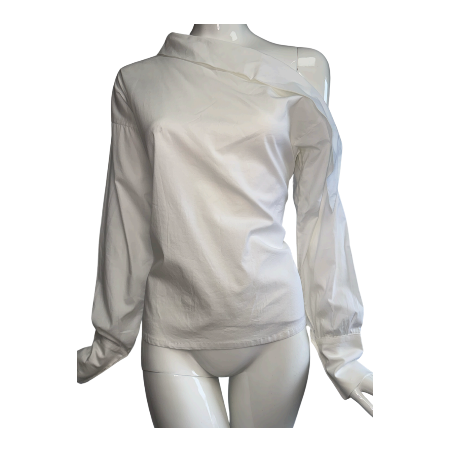 Helena White Shoulder Detail Shirt