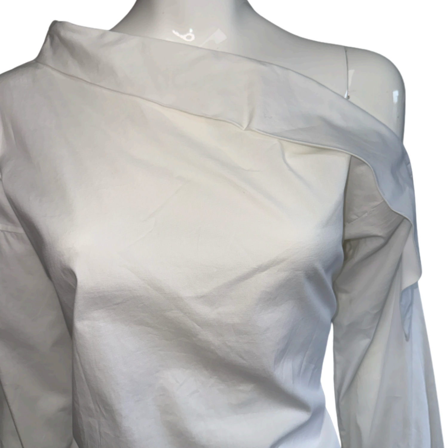 Helena White Shoulder Detail Shirt
