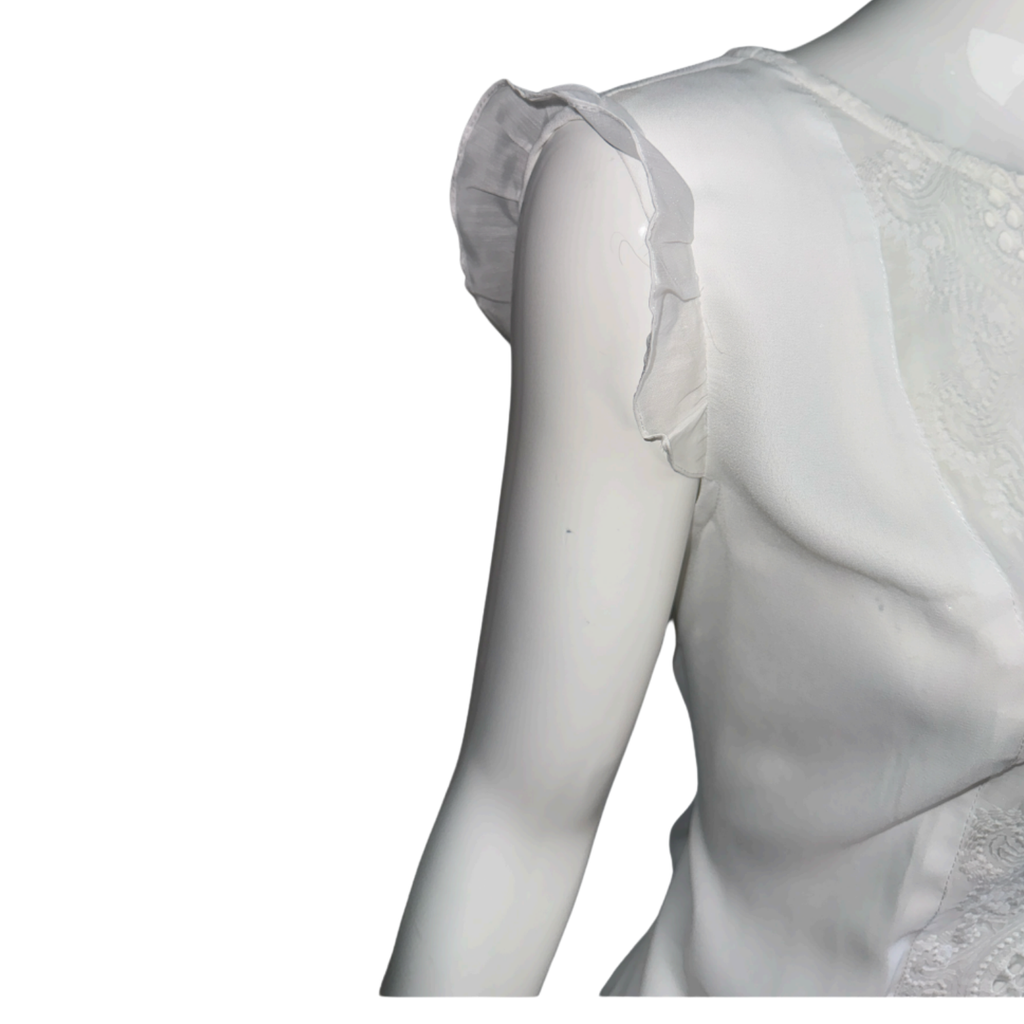 Helena Sleeveless Lace Front Shirt