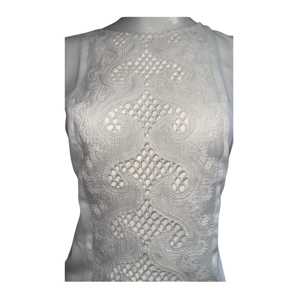 Helena Sleeveless Lace Front Shirt