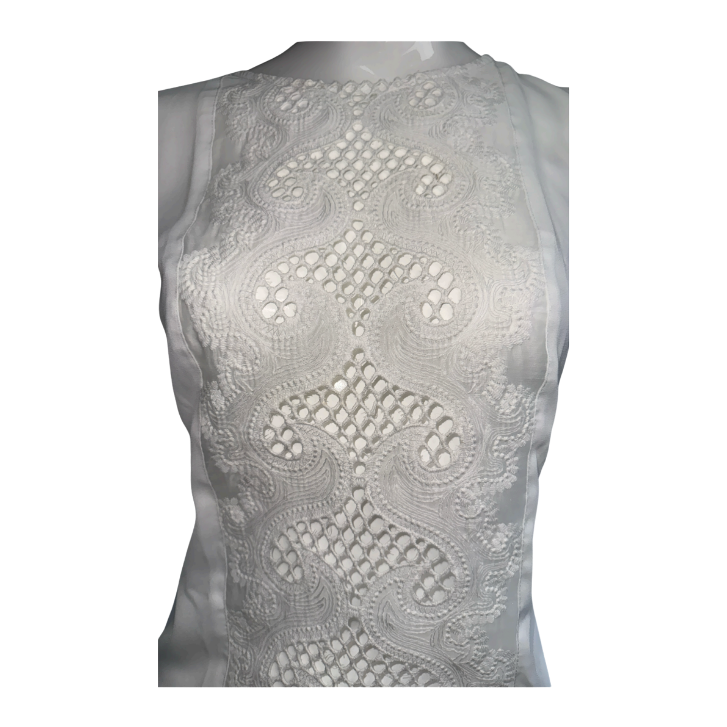 Helena Sleeveless Lace Front Shirt