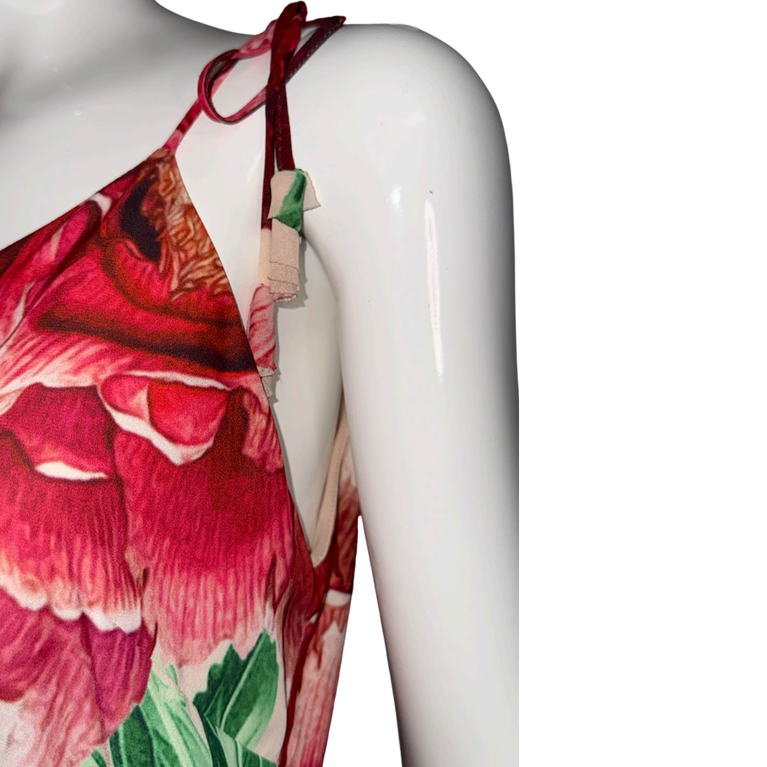 Satore Ferreira Beige Floral Maxi Dress