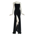 Lara Correa Maxi Dress with Leg Slit