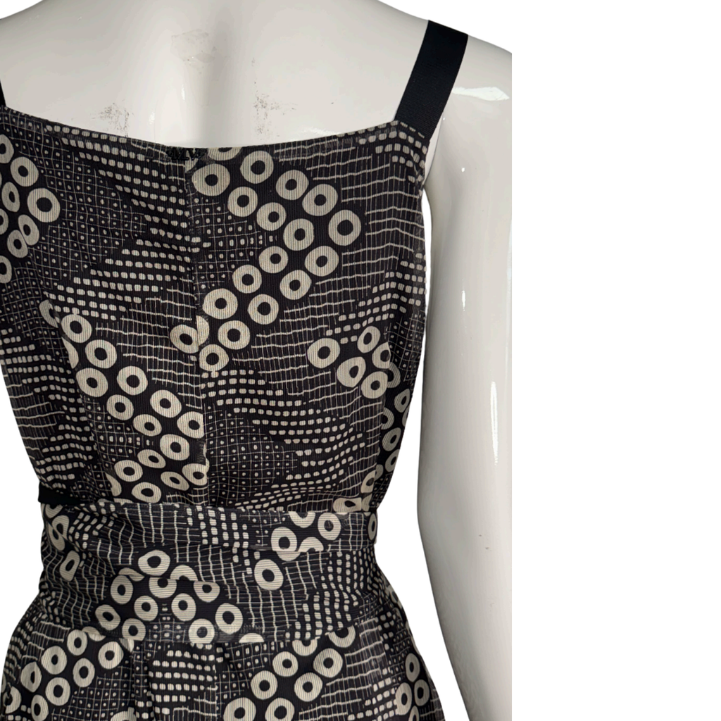 Satore Ferreira Geometric Circle Print Maxi Dress