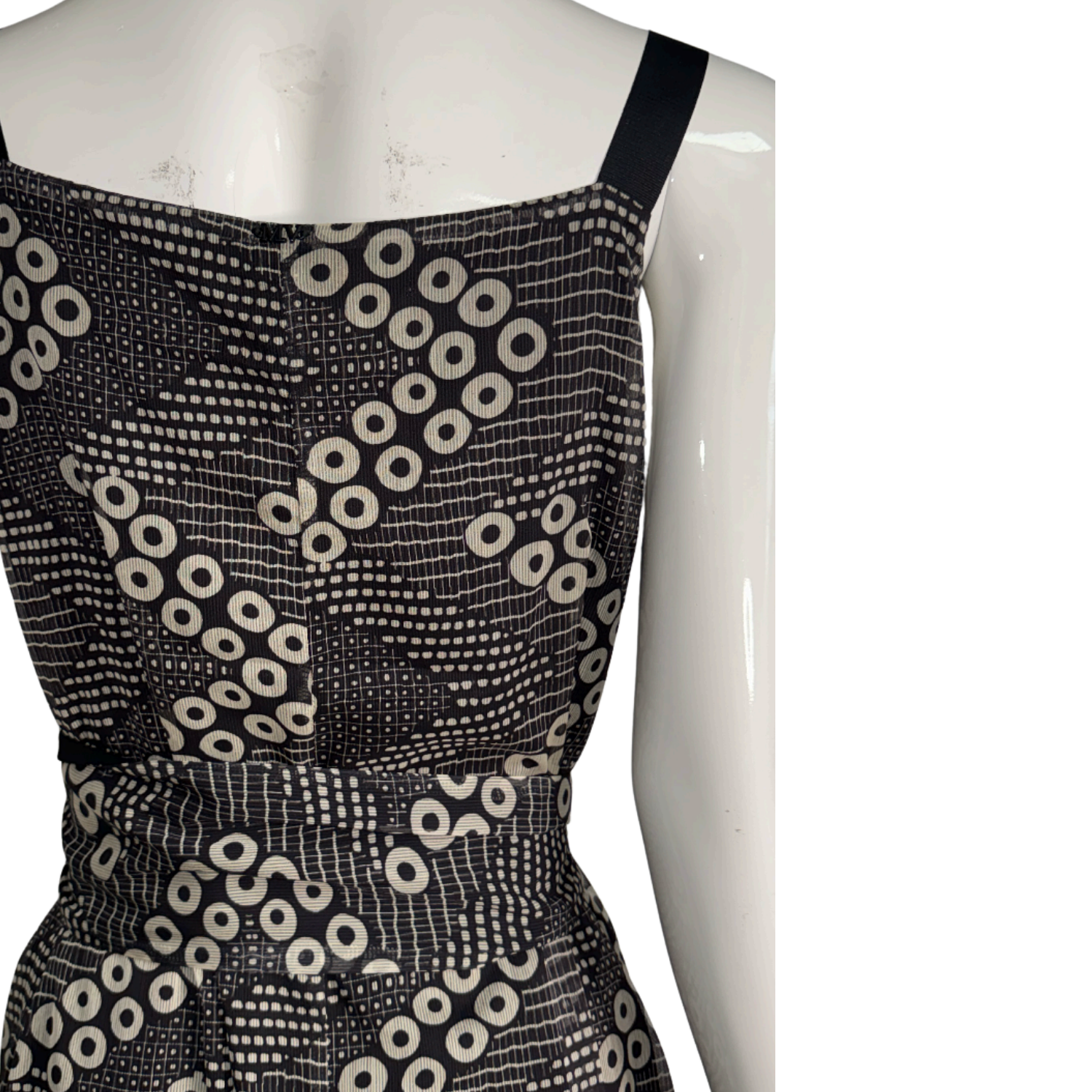 Satore Ferreira Geometric Circle Print Maxi Dress