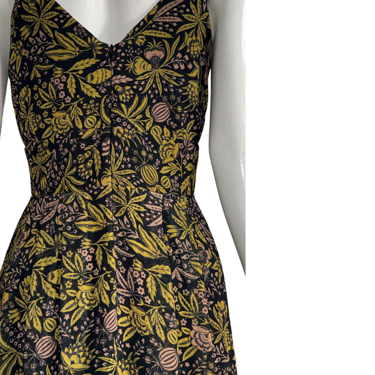 Satore Ferreira Black Floral Hippie Maxi Dress