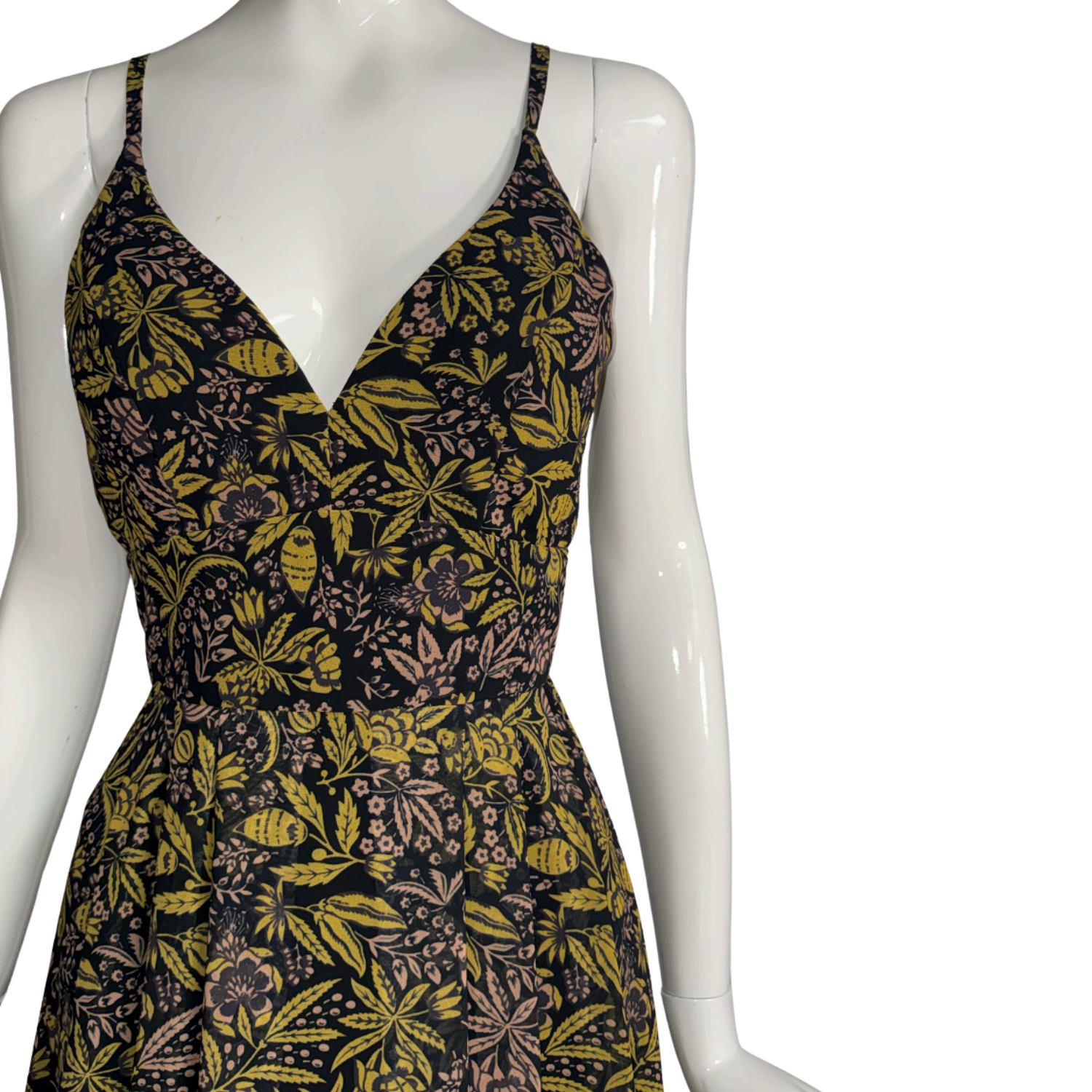 Satore Ferreira Black Floral Hippie Maxi Dress