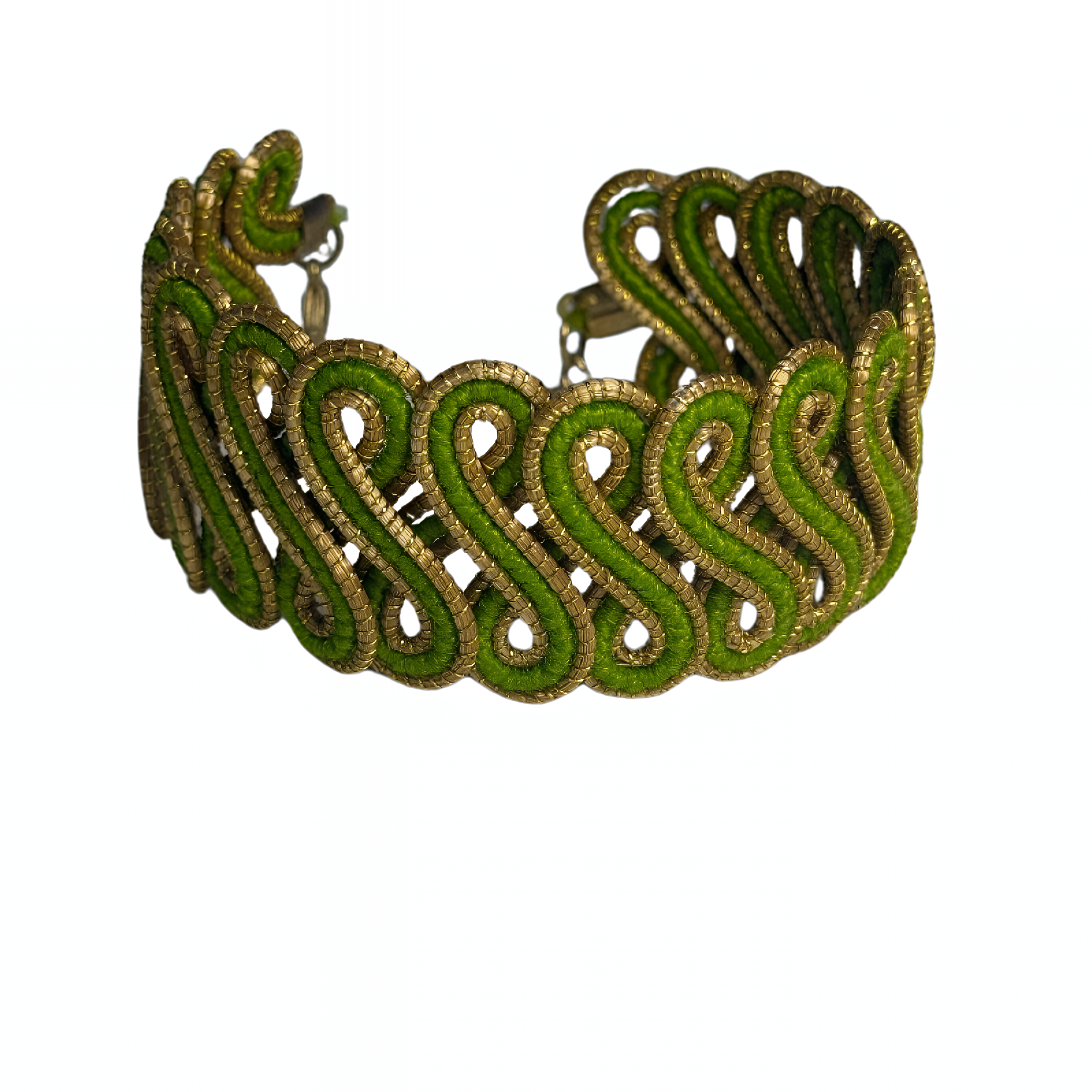 Gold & Green S-Braided Golden Grass
