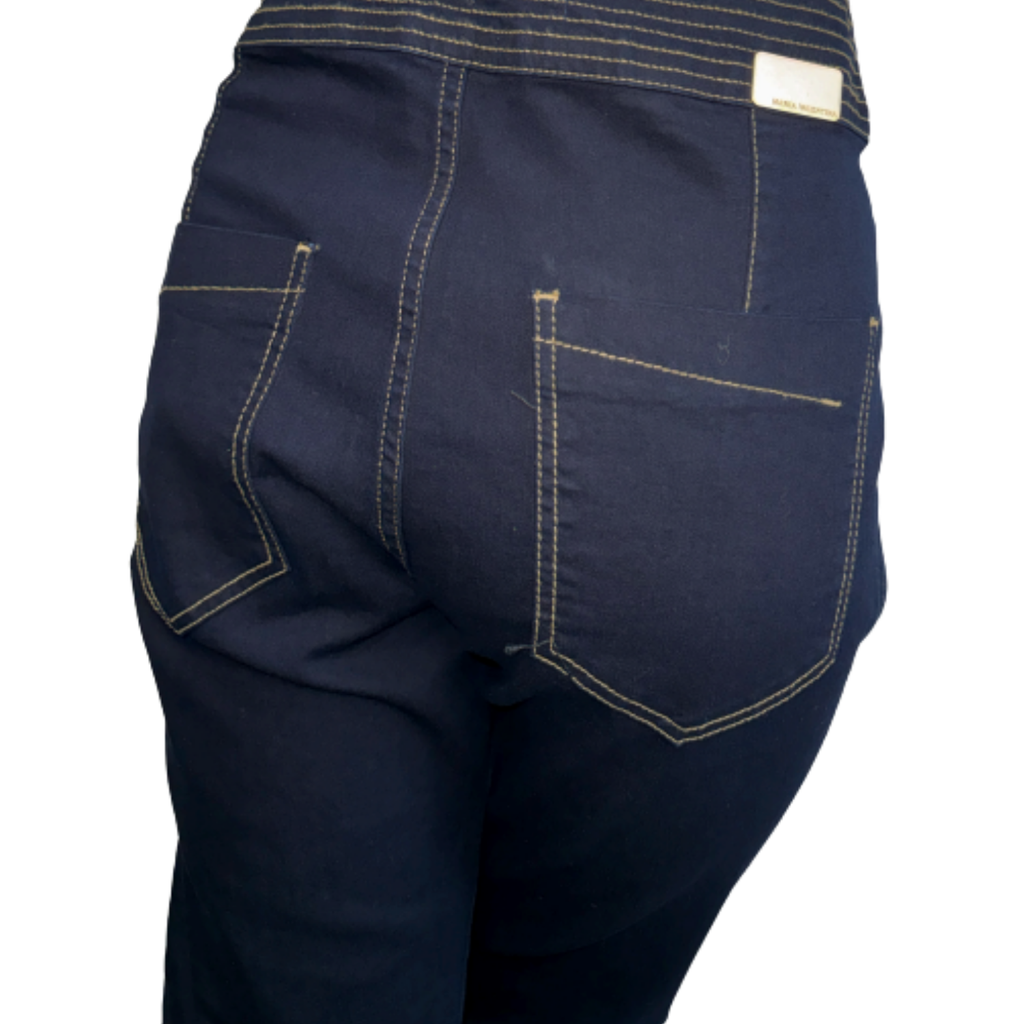 Morena Rosa Dark Blue Flare Jeans