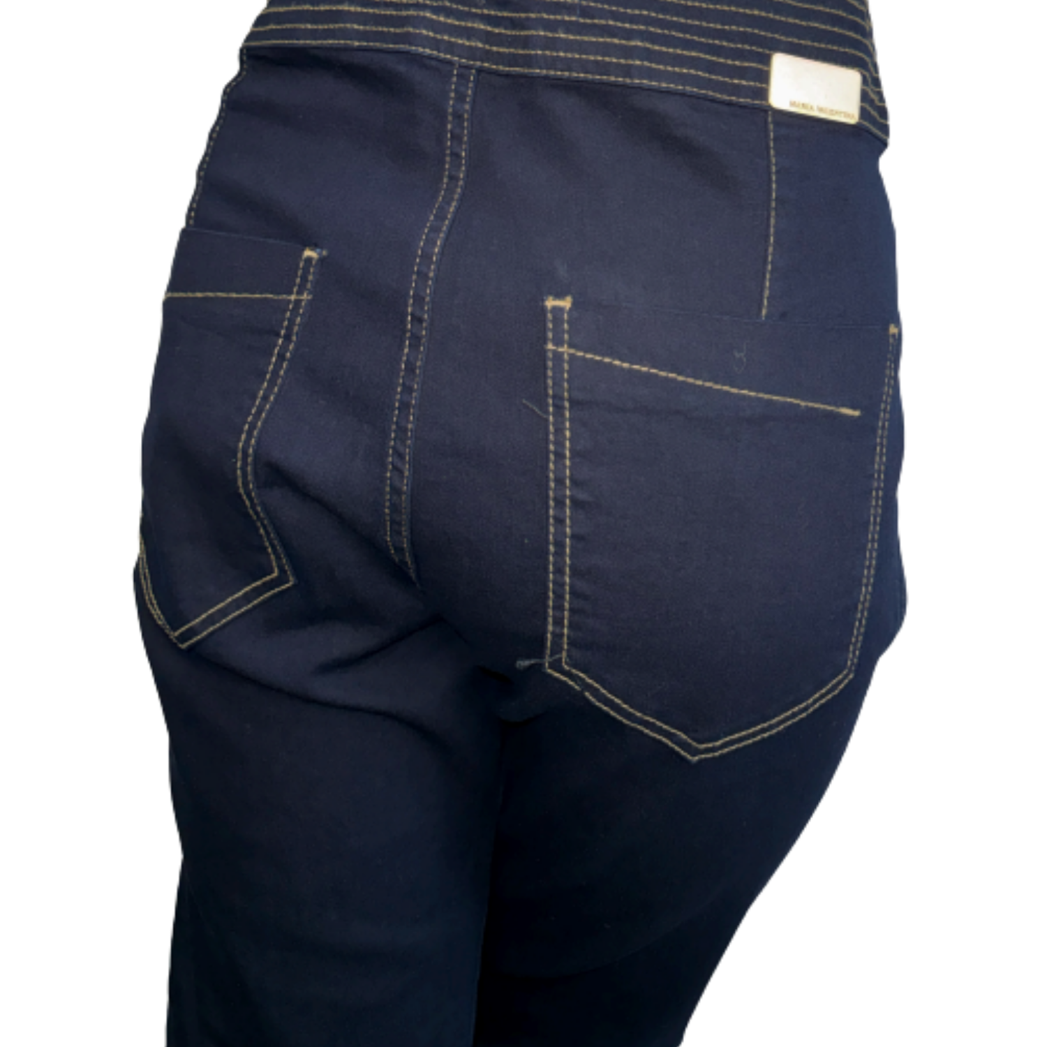 Morena Rosa Dark Blue Flare Jeans