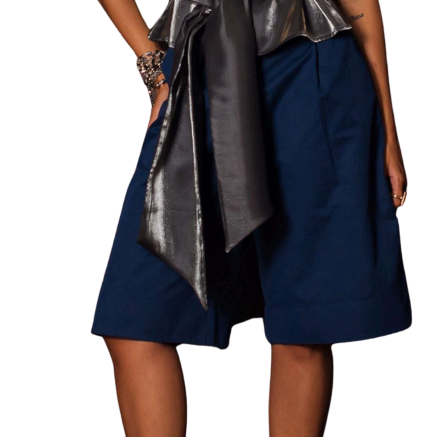 Satore Ferreira – Blue Tailored Cotton Trousers