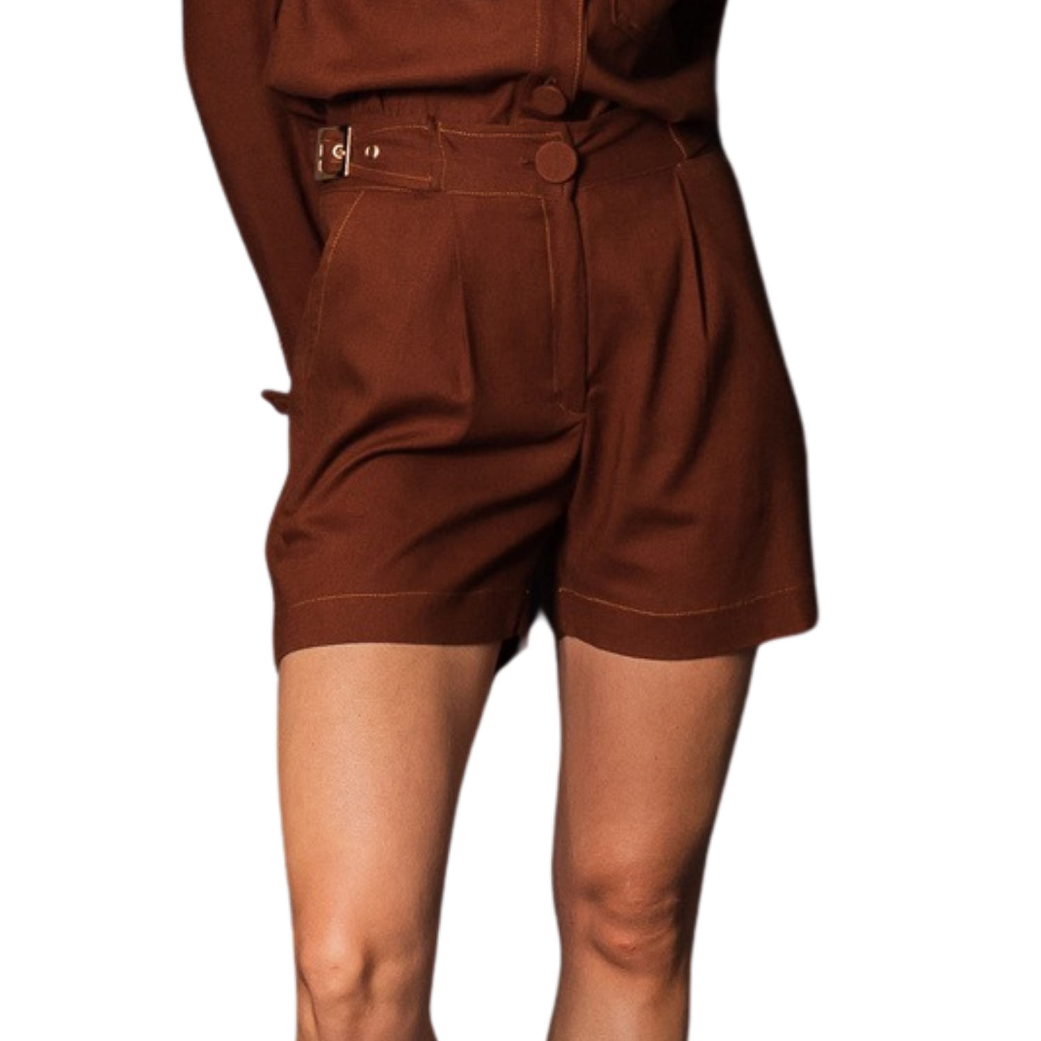 Satore Ferreira – Chocolate Linen Shorts