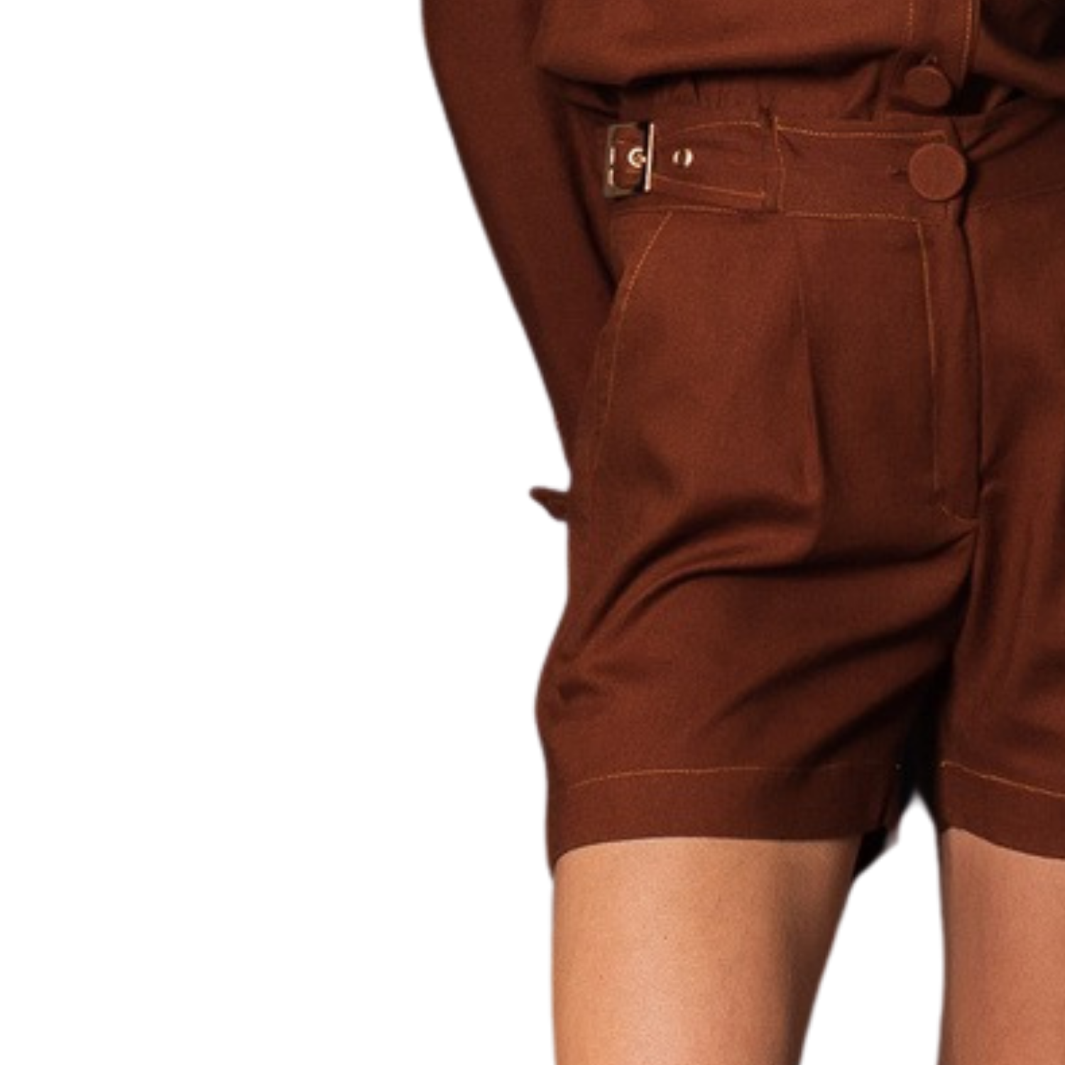 Satore Ferreira – Chocolate Linen Shorts