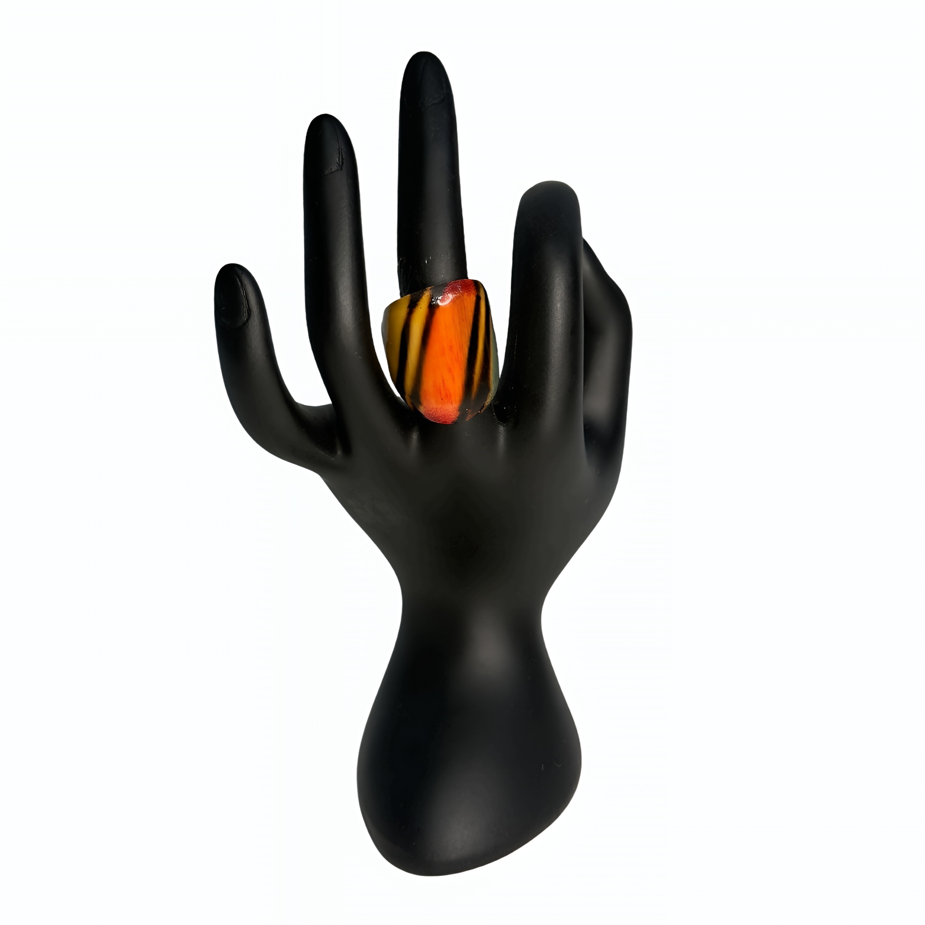 Orange, Yellow & Black Animal-Print